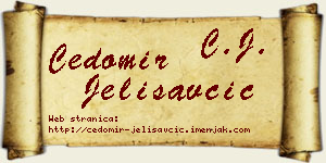 Čedomir Jelisavčić vizit kartica